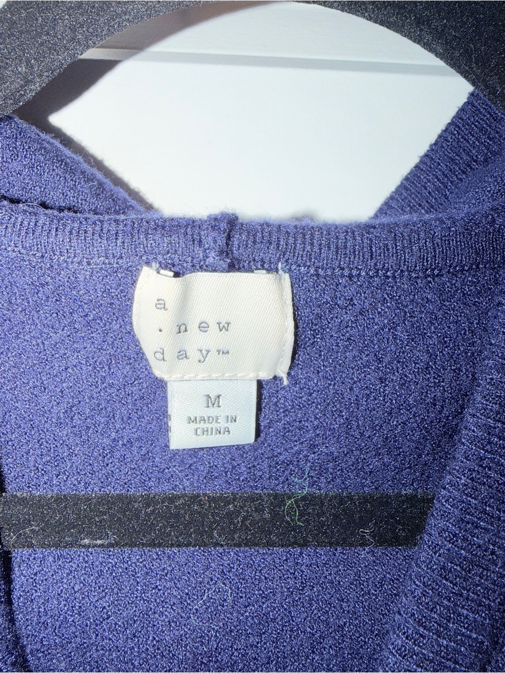 a new day, Navy Knit Hoodie and Pencil Skirt Set, Hoodie M & Skirt L - Picture 7 of 11